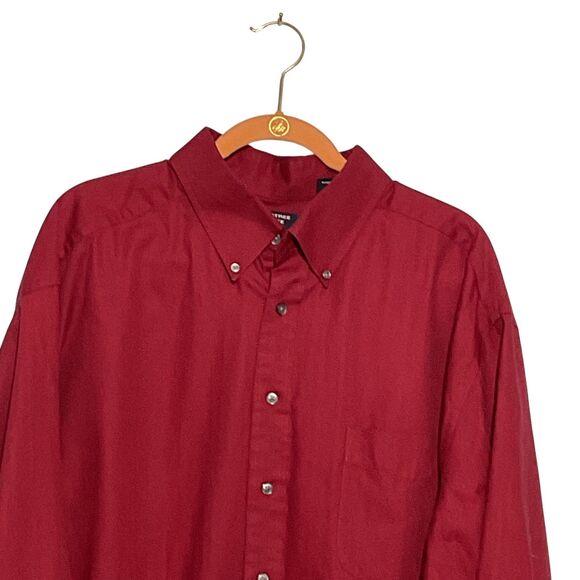 Roundtree & Yorke 3X Red Dress Shirt - Picture 3 of 9